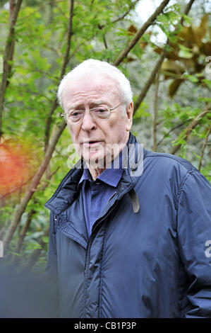 London, UK. 21 May, 2012. Actor Sir Michael Caine, CBE visits the RHS London Chelsea Flower Show 2012 in London, UK Stock Photo