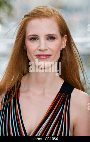 Jessica Chastain (actress) at photocall for film 'Lawless' 65th Cannes Film Festival 2012 Palais des Festival, Cannes, France Sat 19th May 2012 Stock Photo