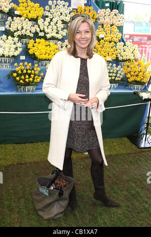 London - Mary Nightingale at the RHS Chelsea Flower Show Press and VIP Day at Royal Hospital Chelsea, London - May 21st 2012  Photo by Keith Mayhew Stock Photo