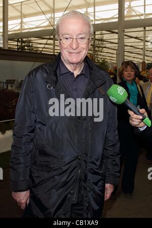 London - Sir Michael Caine at the RHS Chelsea Flower Show Press and VIP Day at Royal Hospital Chelsea, London - May 21st 2012  Photo by Keith Mayhew Stock Photo