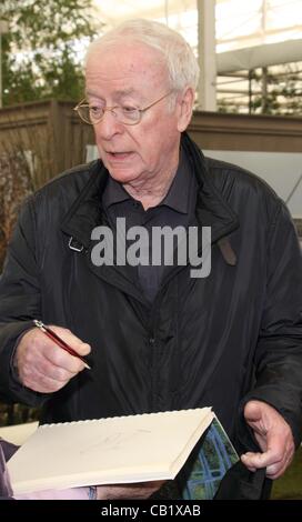 London - Sir Michael Caine at the RHS Chelsea Flower Show Press and VIP Day at Royal Hospital Chelsea, London - May 21st 2012  Photo by Keith Mayhew Stock Photo