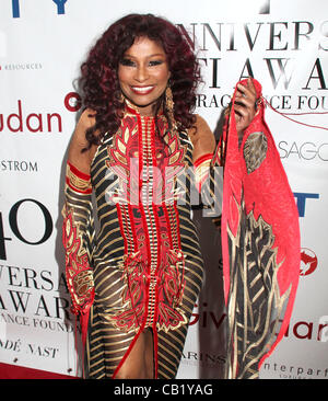 May 21, 2012 - New York, New York, U.S. - Singer CHAKA KHAN attends the 40th Annual Fifi Awards held at Lincoln Center. (Credit Image: © Nancy Kaszerman/ZUMAPRESS.com) Stock Photo