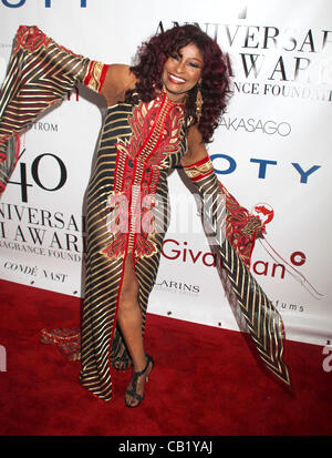 May 21, 2012 - New York, New York, U.S. - Singer CHAKA KHAN attends the 40th Annual Fifi Awards held at Lincoln Center. (Credit Image: © Nancy Kaszerman/ZUMAPRESS.com) Stock Photo