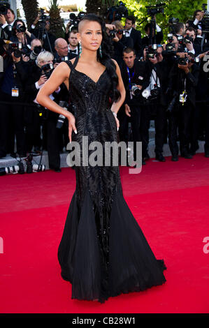 Cassie Ventura (singer) at red carpet arrivals for film 'Killing Them Softly' 65th Cannes Film Festival 2012 Palais des Festival, Cannes, France Tue 22 May 2012 Stock Photo