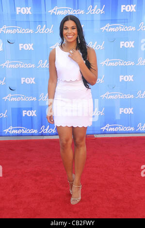 May 23, 2012 - Los Angeles, California, U.S. - Jordin Sparks Attending The ''American Idol'' Season 11 Grand Finale Show - Arrivals Held At The Nokia Theatre in Los Angeles, California on May 23, 2012. 2012(Credit Image: Â© D. Long/Globe Photos/ZUMAPRESS.com) Stock Photo