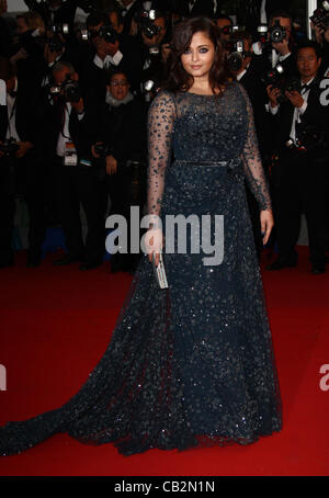 AISHWARYA RAI COSMOPOLIS PREMIERE CANNES FILM FESTIVAL 2012 PALAIS DES FESTIVAL CANNES FRANCE 25 May 2012 Stock Photo