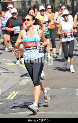 Whitehall, London, UK 27th May 2012. The BUPA 10,000 charity race in central London.