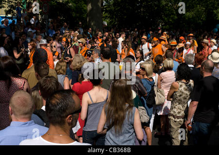 BERLIN - MAY 27: The Traditional and the annual 'Carnival of Cultures', May 27, 2012 in Berlin, Germany Stock Photo