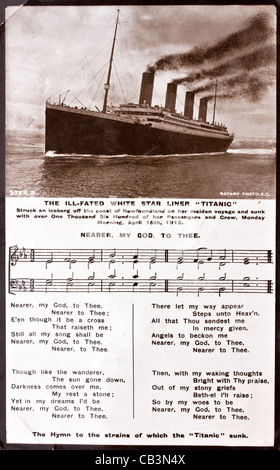 Titanic nearer my god to thee nearer hi-res stock photography and images -  Alamy