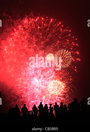 Lewes bonfire night celebrations Stock Photo