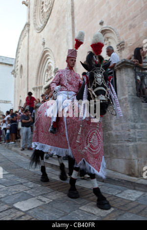 Apulia Puglia Italy. Ostuni. Festival of Saint Orontius. The