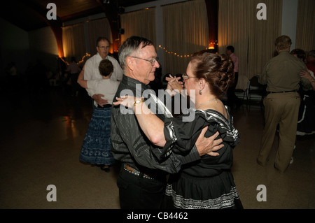 older couple dancing in Bowie, Maryland Stock Photo