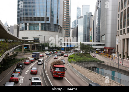 connaught road central business district hong kong island hksar china Stock Photo