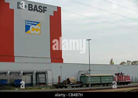 BASF Cretschmar Cargo, Dusseldorf, Germany. Stock Photo