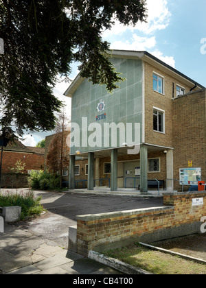 Epsom Surrey England Exterior Of Police Station Stock Photo