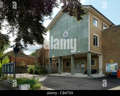 Epsom Surrey England Exterior Of Police Station Stock Photo