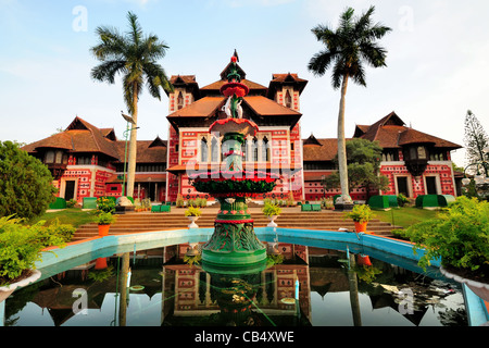 THE NAPIER MUSEUM-THE TRADITIONAL PALACE INTRIVANDRUM,KERALA Stock Photo