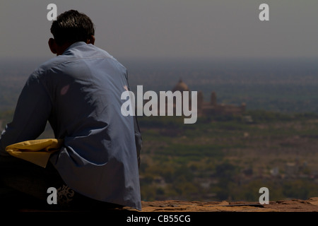 The beautiful Mehrangarh Fort in the city of Jodhpur, Rajasthan, India. Stock Photo