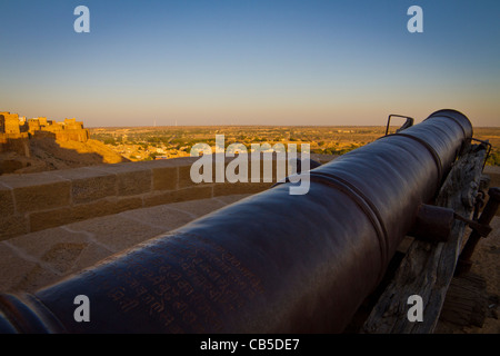 The street of the stunning Jaisalmer Fort in Rajastan, India Stock Photo