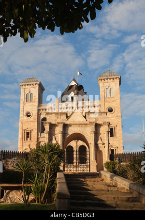 colonial era government building in Antananarivo, Madagascar Stock Photo