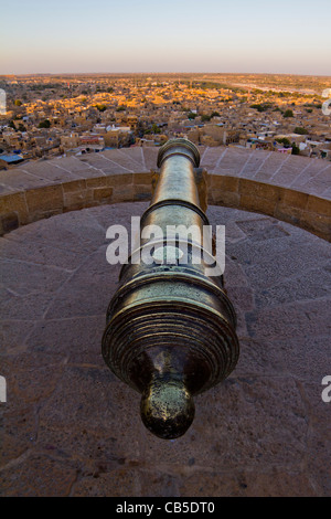 The street of the stunning Jaisalmer Fort in Rajastan, India Stock Photo