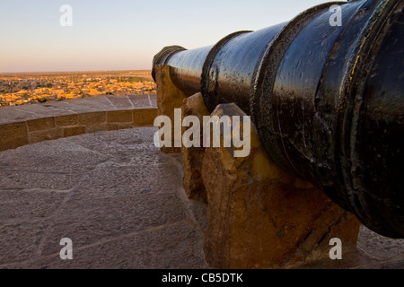 The street of the stunning Jaisalmer Fort in Rajastan, India Stock Photo