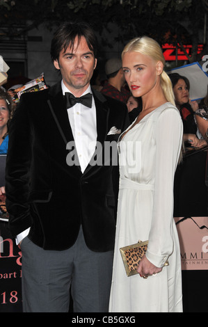 Billy Burke & wife at the world premiere of his new movie 'The Twilight Saga: Breaking Dawn - Part 1' Stock Photo