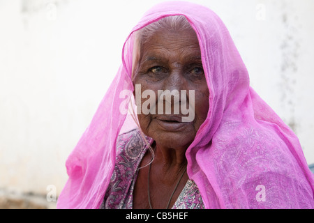 Mature woman - Shyampura Village, Rajasthan, India Stock Photo - Alamy