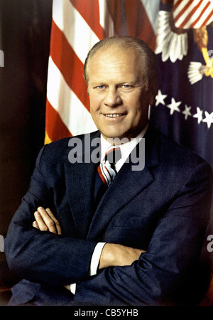 Gerald Ford, 38th president of the United States Stock Photo