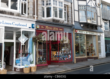 Totnes High Street Stock Photo - Alamy