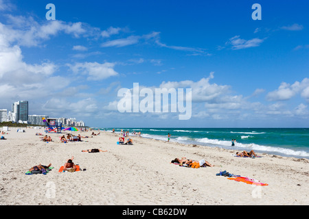 South Beach, Miami Beach, Gold Coast, Florida, USA Stock Photo