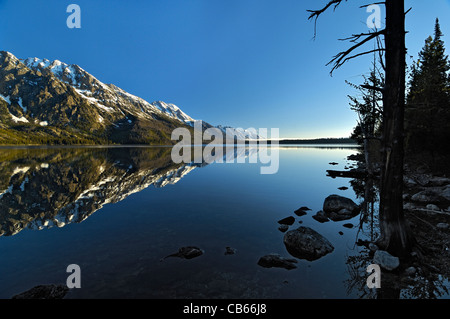 Dawn in Grand Teton National Park Stock Photo