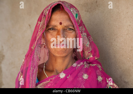 Mature woman - Shyampura Village, Rajasthan, India Stock Photo - Alamy