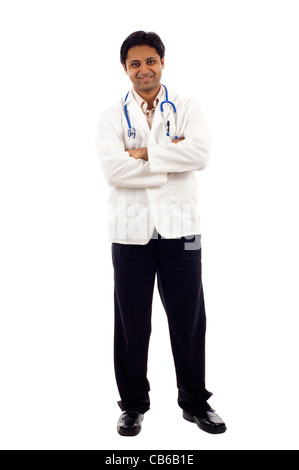 Doctor full length portrait Stock Photo