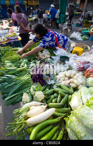 market stall with exotic vegetables Stock Photo - Alamy
