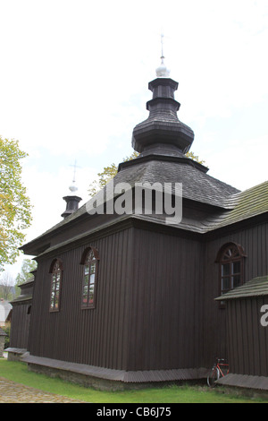 Wooden Church in South eastern Poland Stock Photo