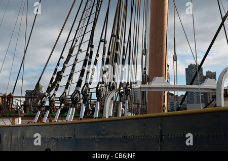 Sailing Ship Balclutha Docked At Fisherman's Wharf San Francisco ...