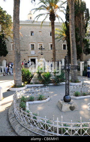 Views of the exterior of Stella Maris Carmelite Monastery,Galilee, Israel,Asia, Middle East Stock Photo