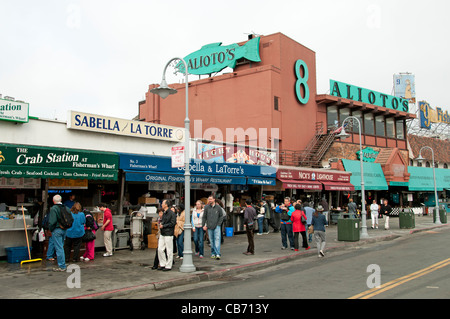 Marina Fisherman's Wharf San Francisco California USA Stock Photo