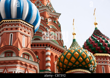 Saint Basil cathedral in Russia Stock Photo