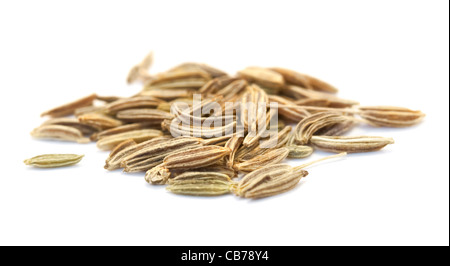 cumin, isolated on white background Stock Photo