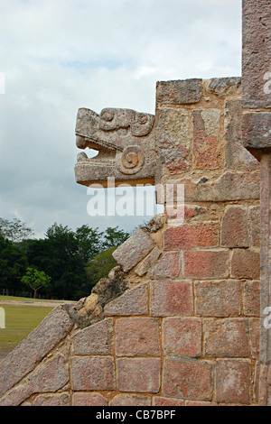 Ruin Detail, Chichen Itza, Mexico Stock Photo