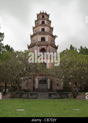 Thien Mu Pagoda in Hue, Vietnam Stock Photo