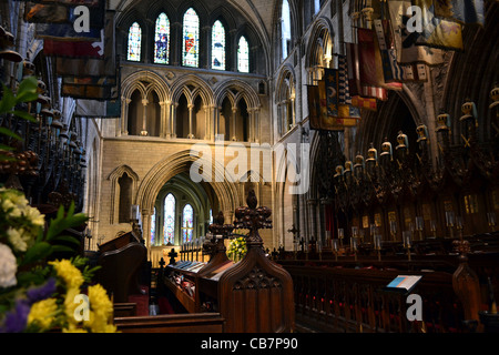 St Patricks Cathedral altar, Dublin, Ireland Stock Photo