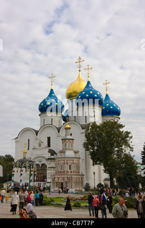 Trinity Sergius Lavra in Sergiev Posad, Golden Ring of Moscow, Russia Stock Photo