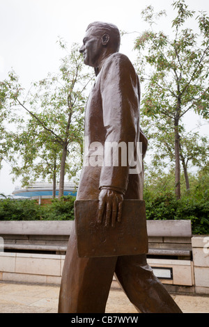 Statue of the actor Cary Grant, in Bristol, England. Stock Photo