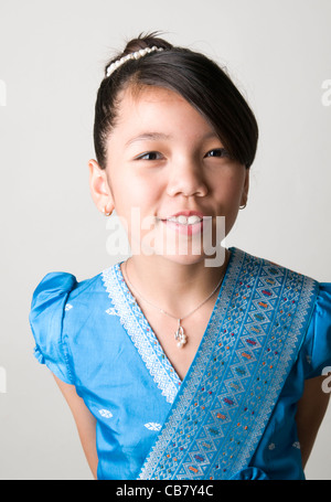 Portrait of Asian Girl Stock Photo
