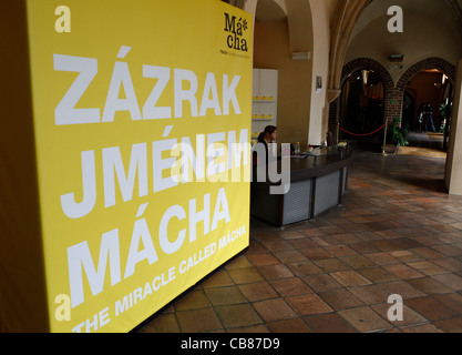 book, poetry, literature, art, exposition, Karel Hynek Macha, The Miracle called Macha (CTK Photo/Petr Mlch) Stock Photo