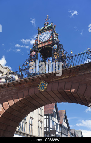 The Victorian Eastgate Clock in Chester, England Stock Photo