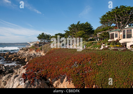 Carmel Sea Beach Rocks Waves Big Sur California United States Stock Photo